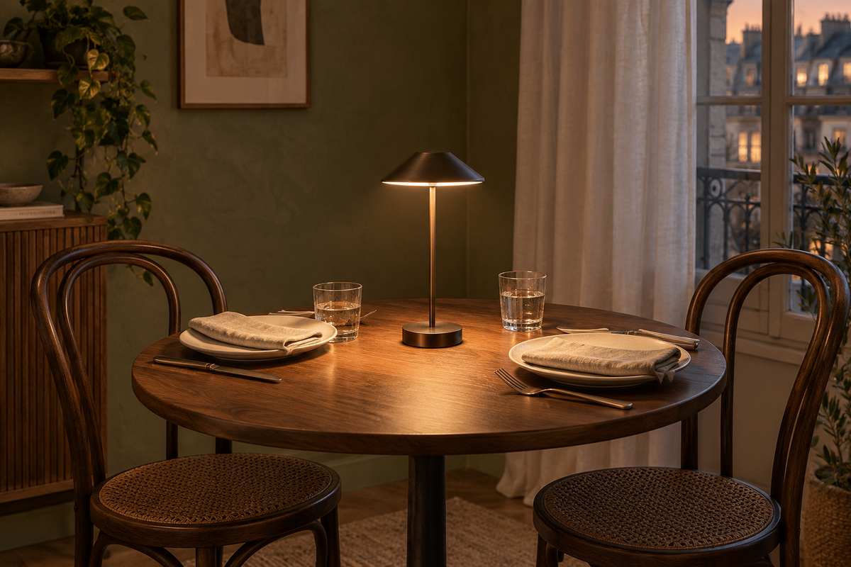 How to Choose a Cordless Lamp for a Small Dining Table
